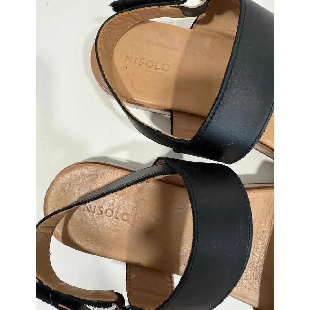 NISOLO Go-To Flatform Sandals Strappy Minimalist Sustainable Size 9 - Picture 5 of 6